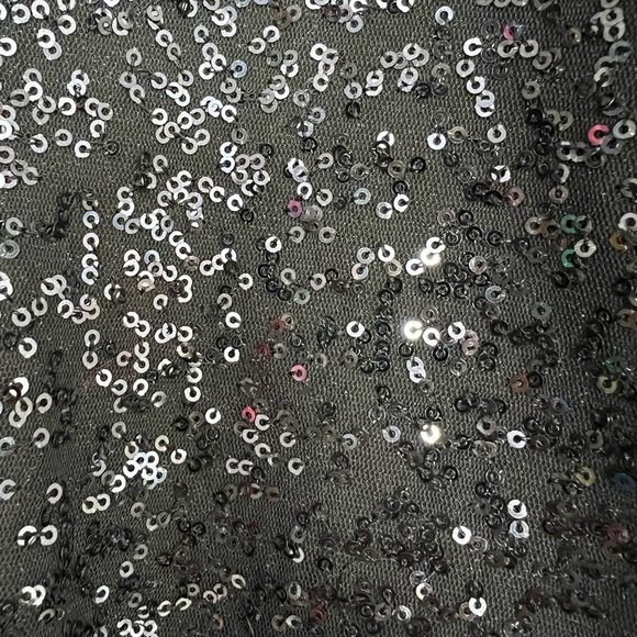 🍭 Tahari luxe sequin blazer navy Size 4 - Picture 4 of 6